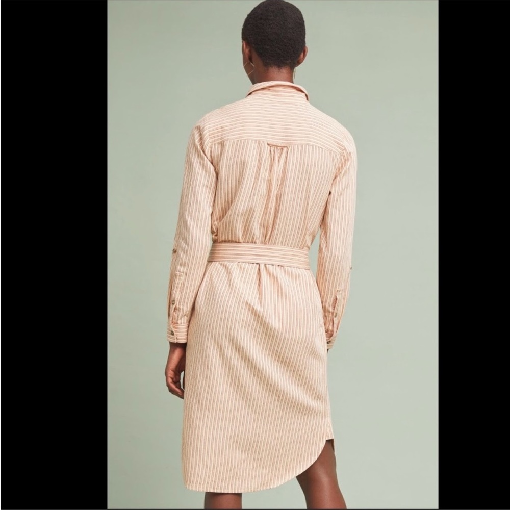 {Anthropologie} Striped Shirtdress - Picture 3 of 11